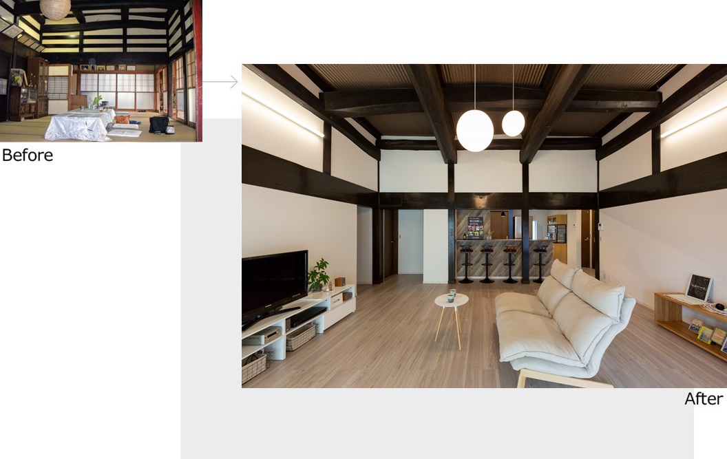 リフォーム事例 築100年超の古民家多世帯リノベーション 新潟市西蒲区 フクダハウジング